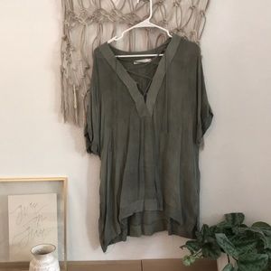 LUSH Lace Up Tunic